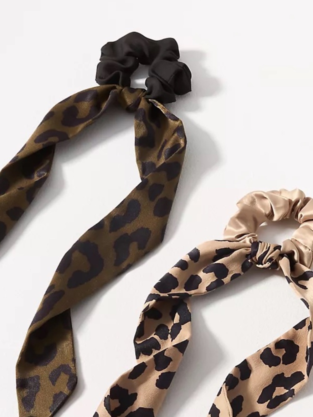 NWT Anthropologie Printed Hair Scarf Set Animal - Picture 2 of 2